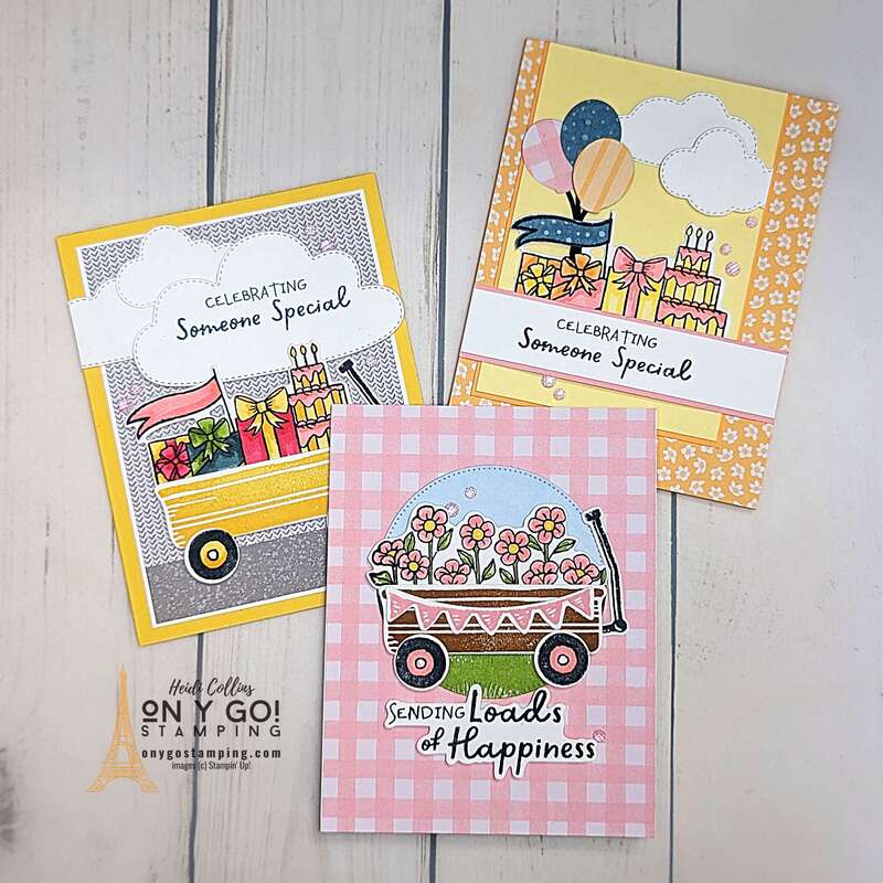 Create fun handmade cards for summer birthdays and celebrations with the Filled with Fun stamp set from Stampin' Up!®️ See the video tutorial.