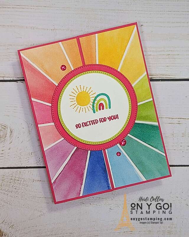 See how to make a locking gate fold card plus two other cards with the Happiest Day stamp set and Full of Life patterned paper from Stampin' Up!®️ in the complete video tutorial. 