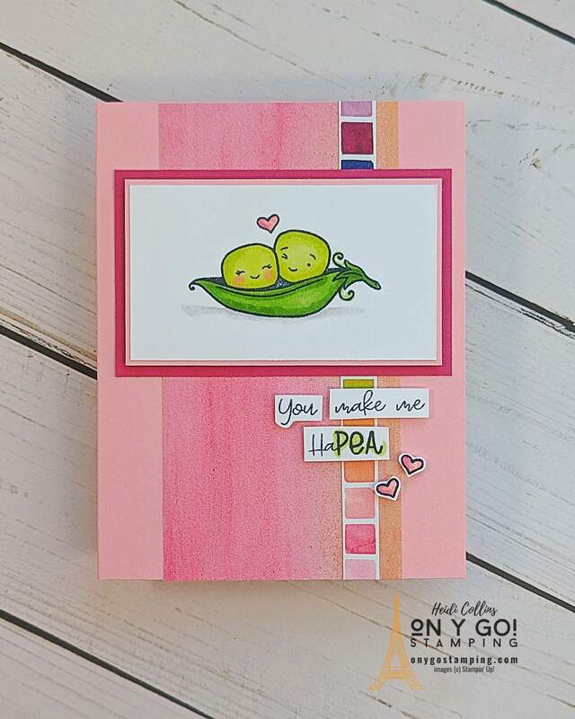 Let someone know how much they mean to you with a sweet handmade card using the Sweet Peas stamp set from Stampin' Up!®️ See the complete video tutorial.